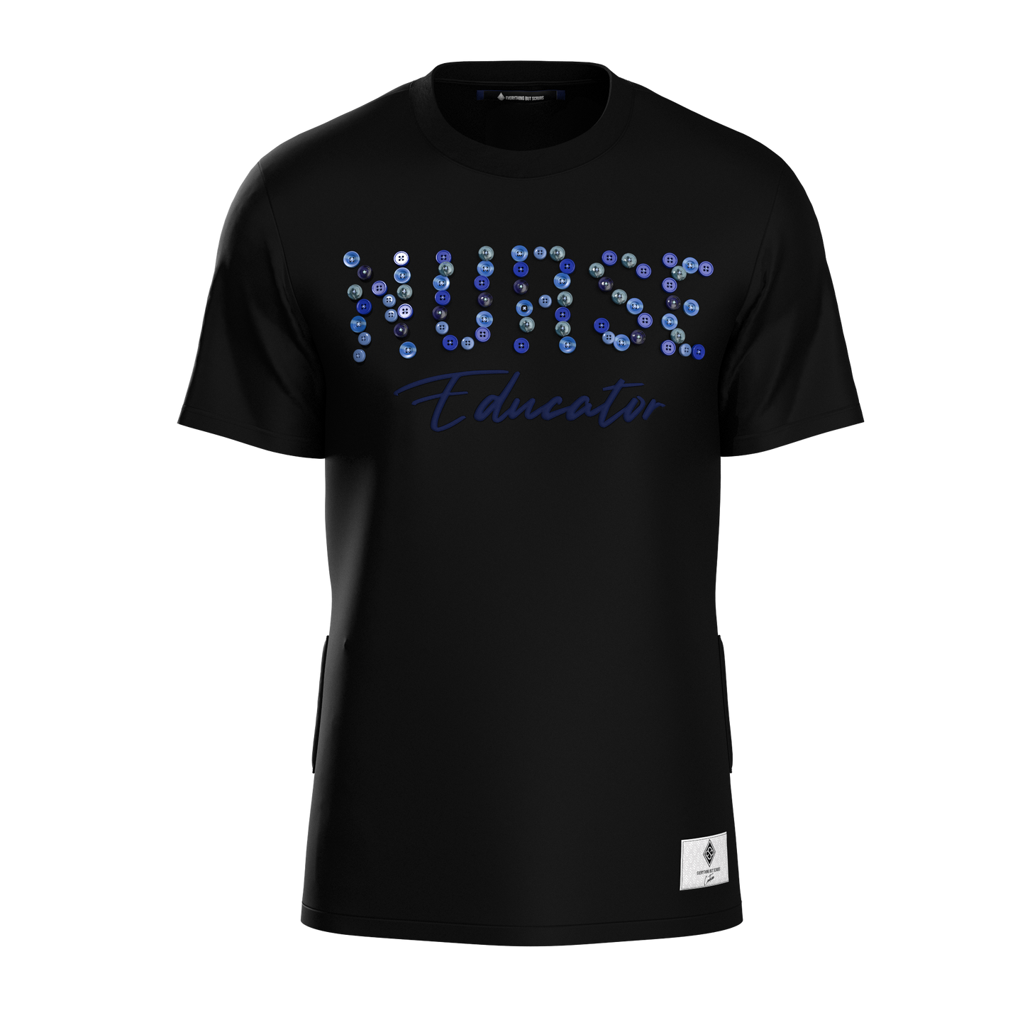 "Cute As A Button" Nurse Educator T-Shirt