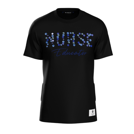 "Cute As A Button" Nurse Educator T-Shirt