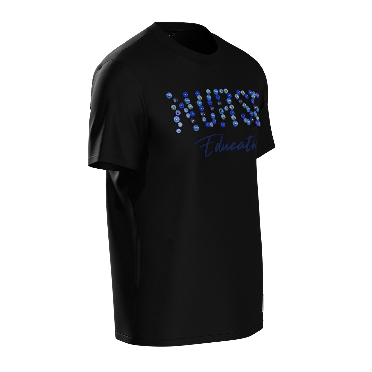 "Cute As A Button" Nurse Educator T-Shirt