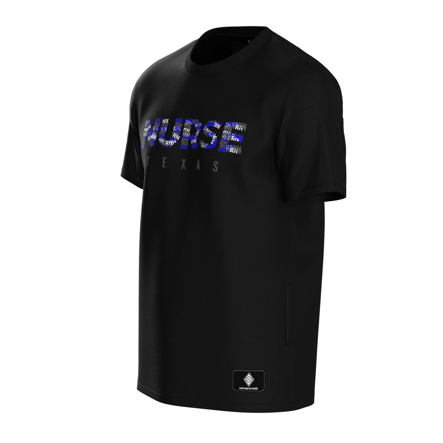 Texas RN T-Shirt Black/Blue