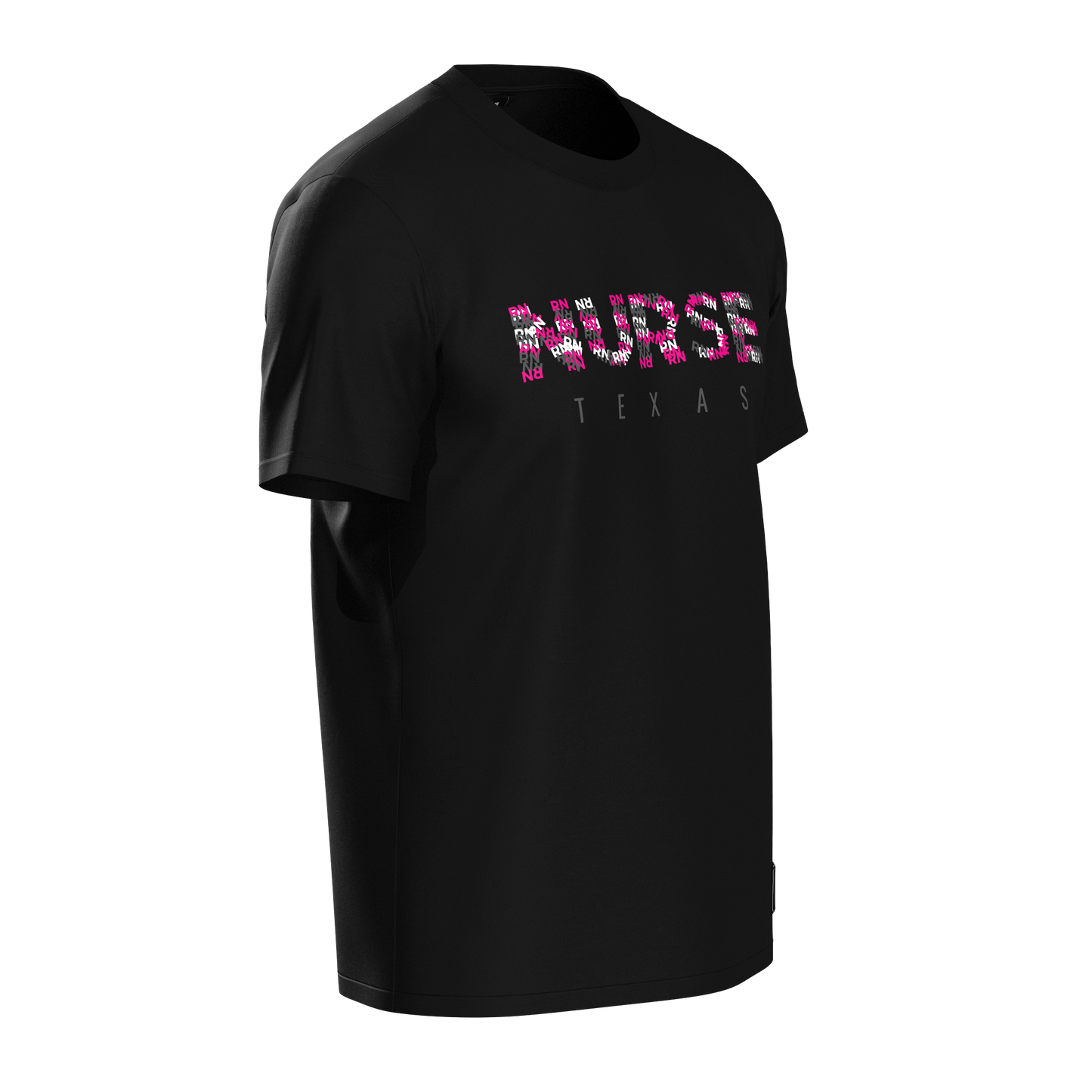 Texas RN T-Shirt Black/Pink