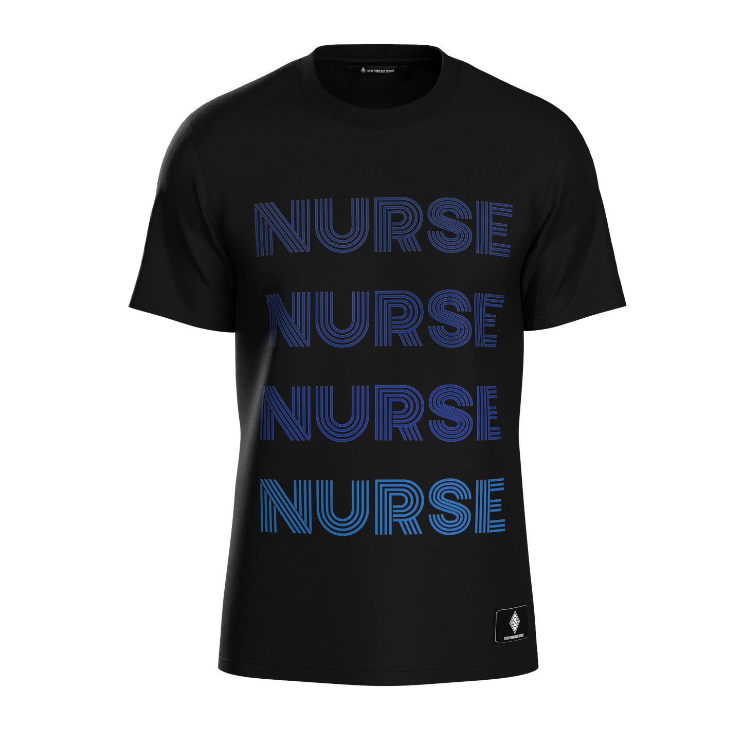 Nurse Nurse Nurse Nurse T-Shirt Black/Blue