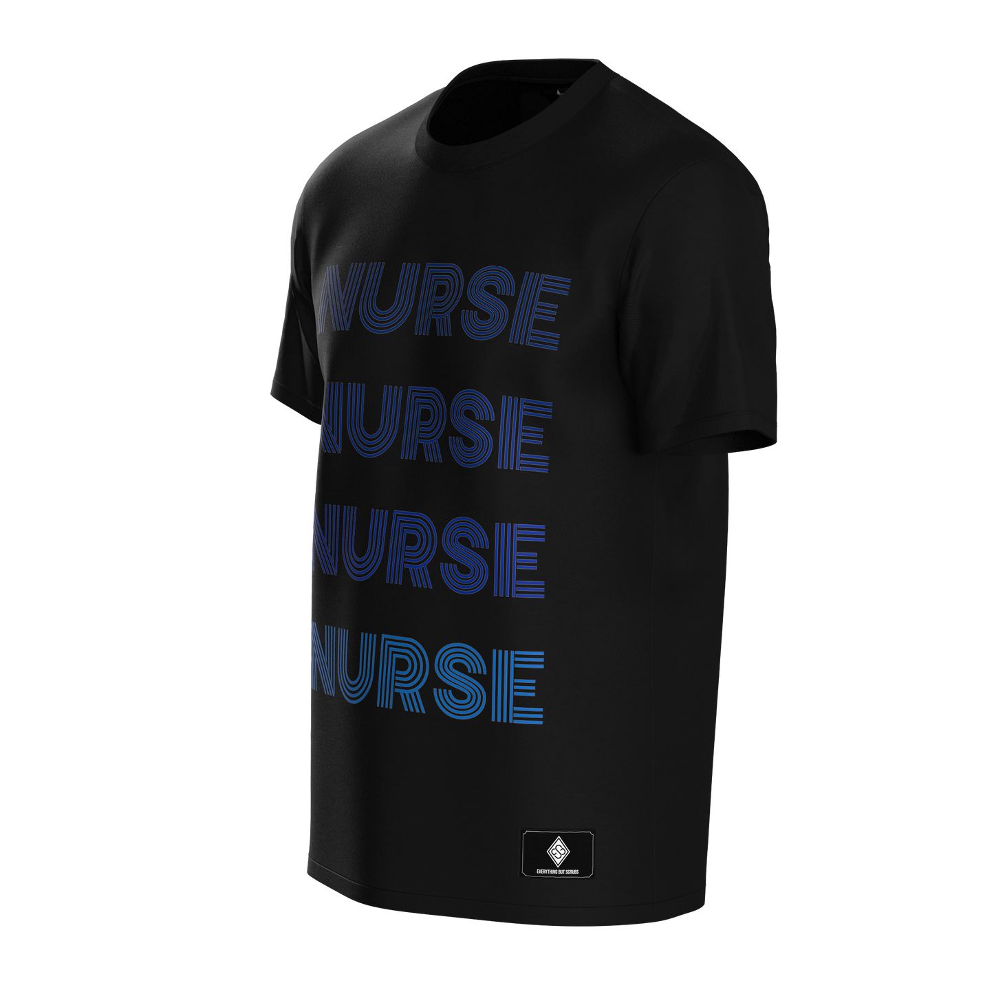 Nurse Nurse Nurse Nurse T-Shirt Black/Blue