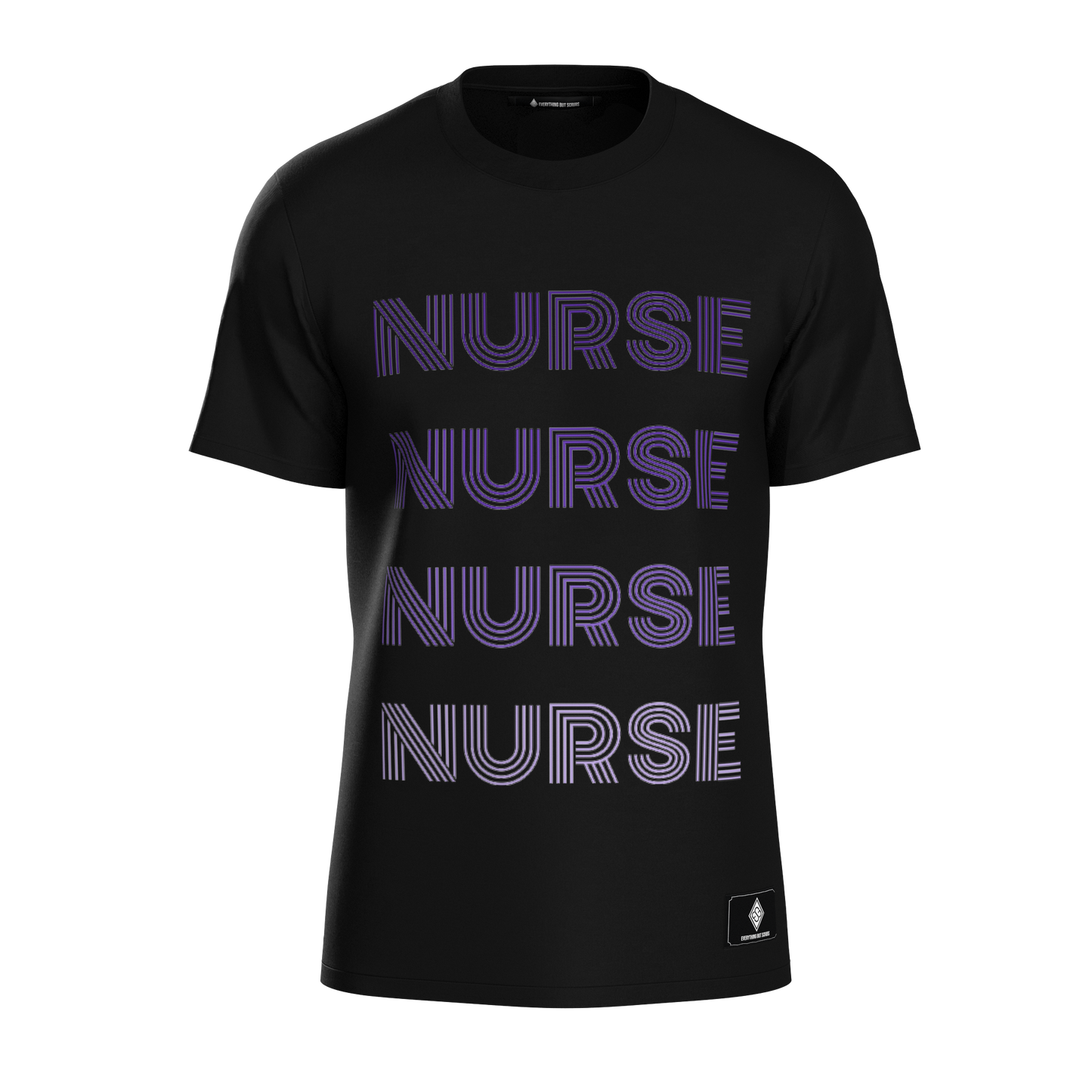 Nurse Nurse Nurse Nurse T-Shirt Black/Purple