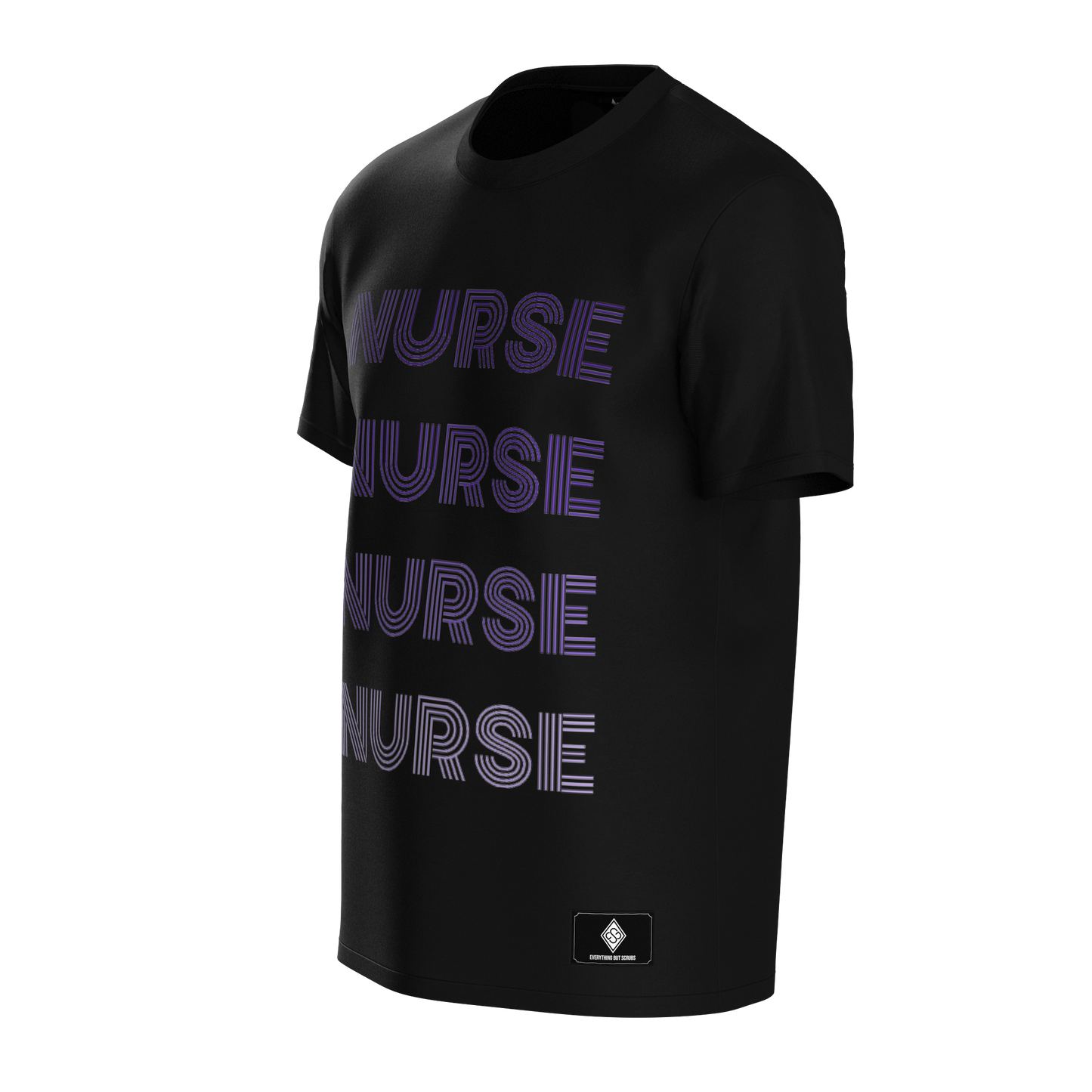 Nurse Nurse Nurse Nurse T-Shirt Black/Purple
